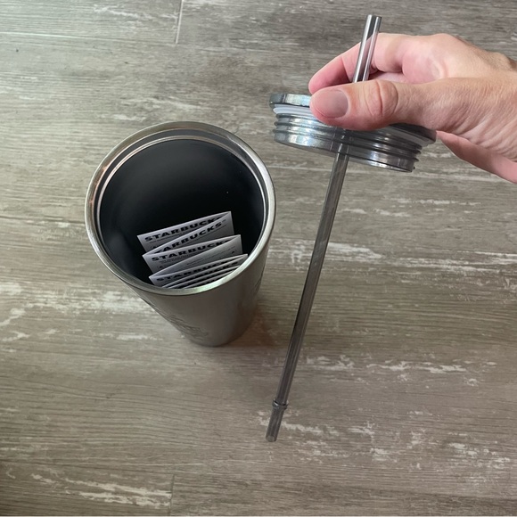 NWT Disney Parks Epcot Tumbler Cup Starbucks Figment Olaf Park Icons WDW *read* - Picture 7 of 9